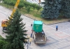 Із центру Рівного прибрали міні-укриття «Равлик»