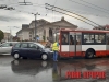 У центрі Рівного легковик в`їхав у тролейбус (ФОТО)