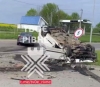 В Острозі після ДТП авто розлетілося на деталі