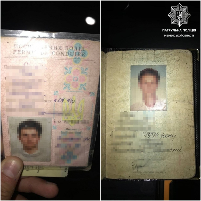 Щось не збігається: патрульним у Рівному не сподобалися водійські права